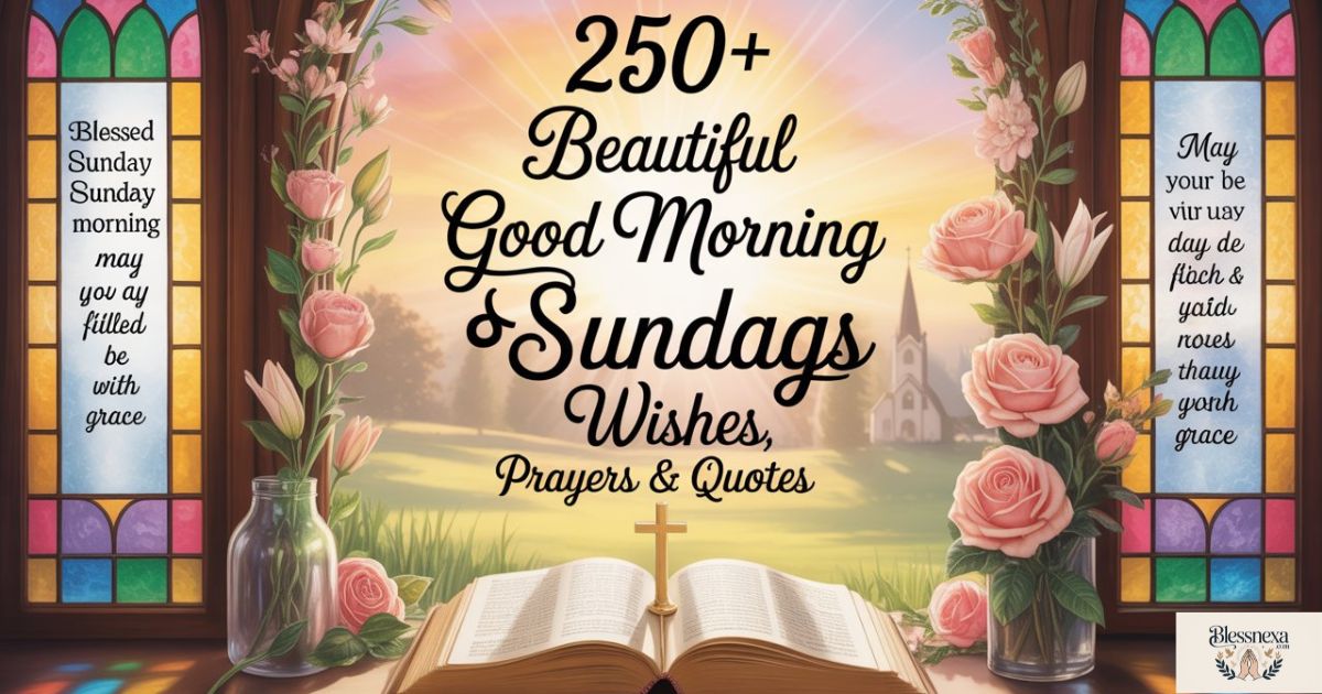 Good Morning Blessings Sunday: 250+ Beautiful Wishes, Prayers & Quotes