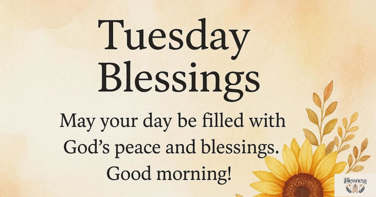 280+ Powerful Tuesday Blessings, Prayers, Quotes & Images to Inspire Your Day