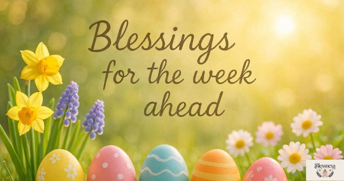 Easter Blessings Images for the Week Ahead