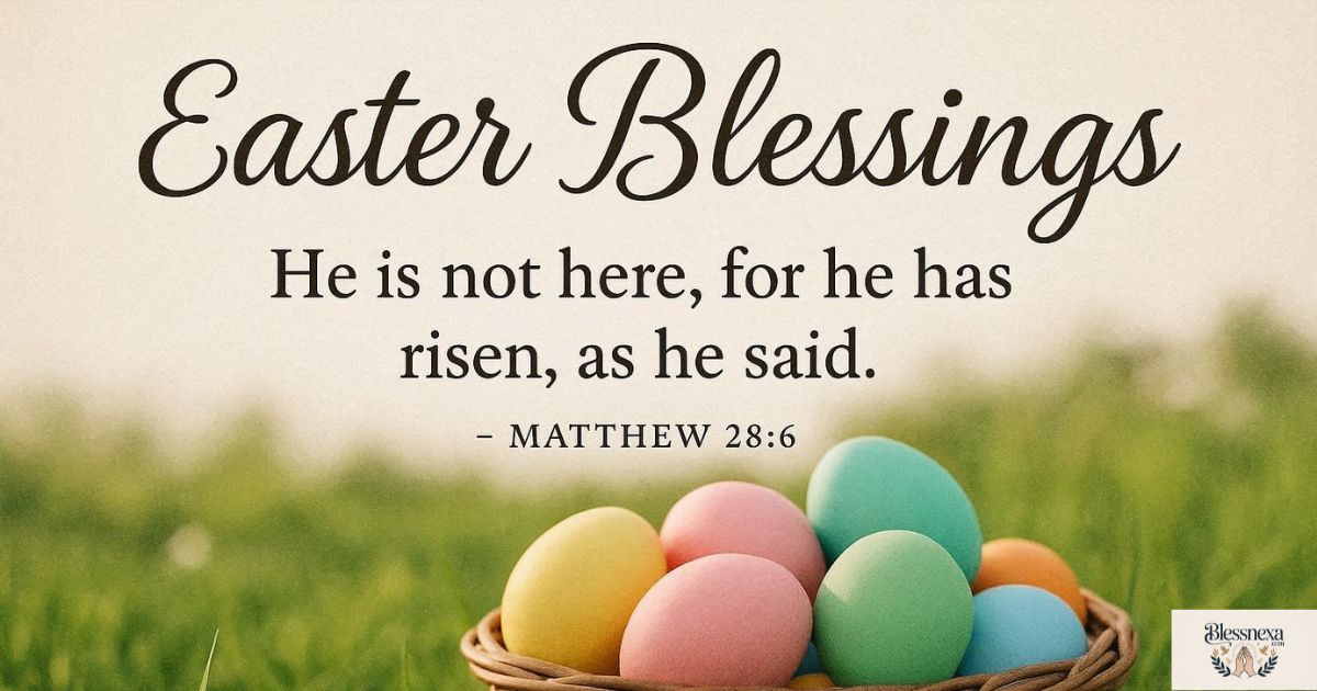 Easter Blessings Images with Faith Quotes
