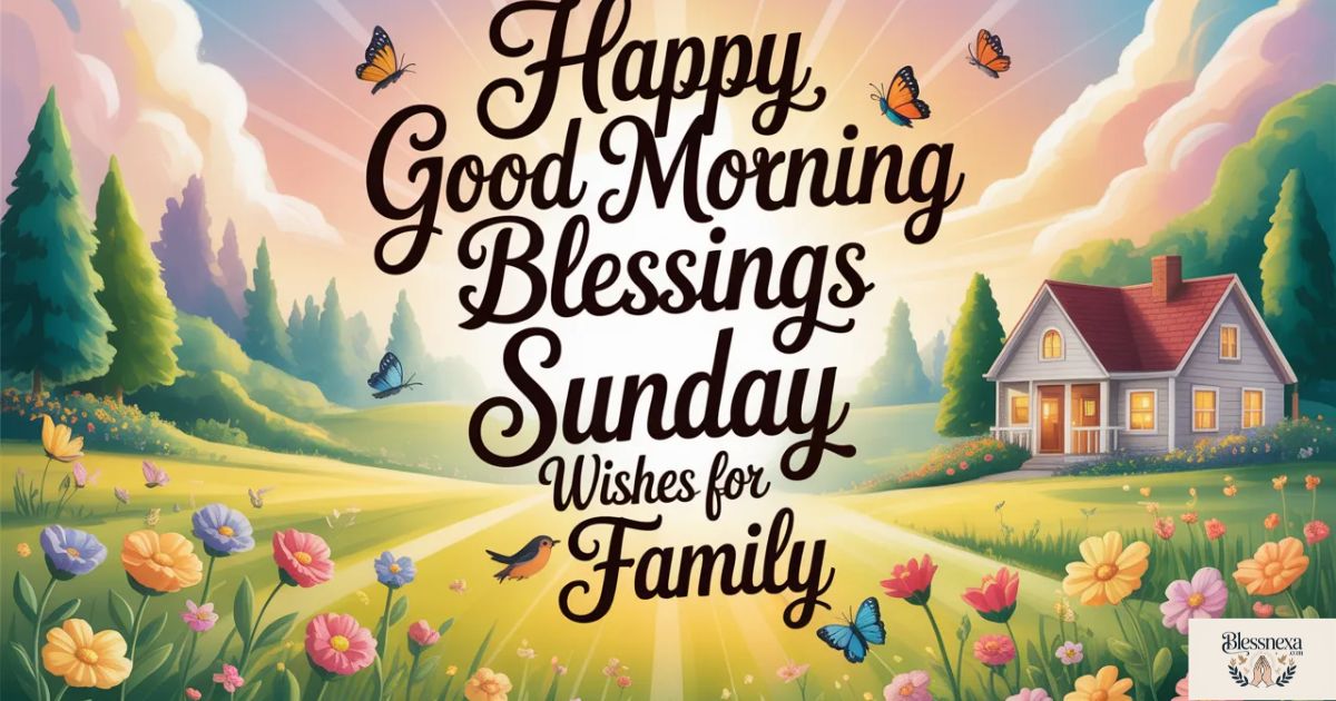 Happy Good Morning Blessings Sunday Wishes for Family
