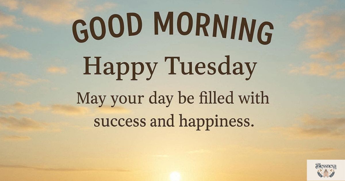 Positive Tuesday Morning Blessings for Motivation