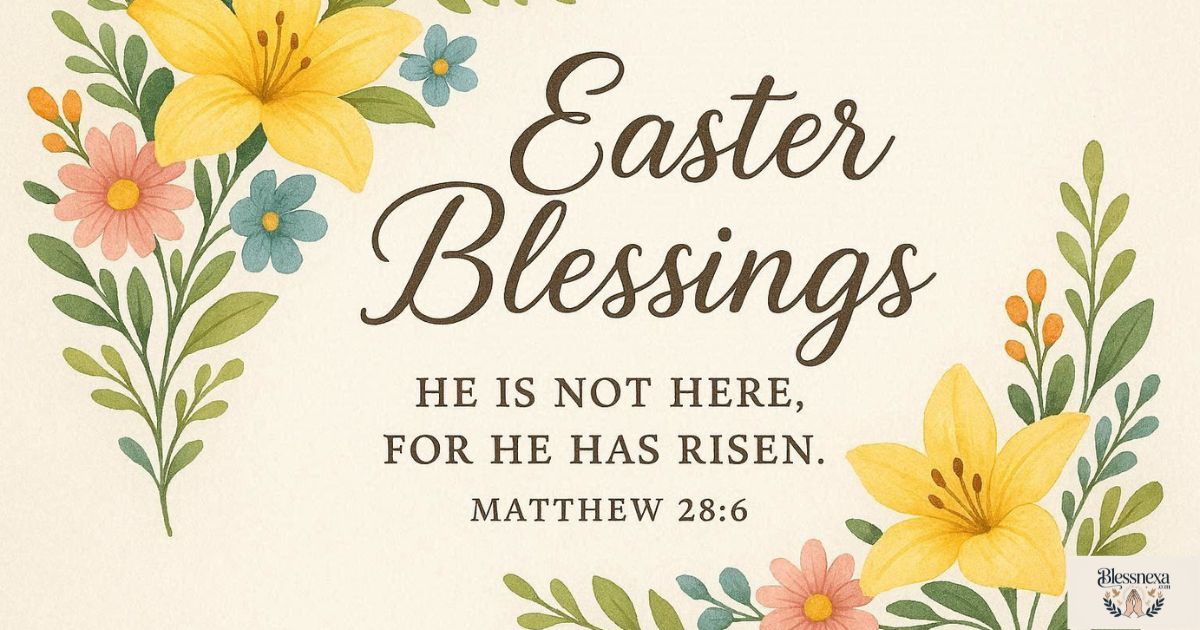 Religious Easter Blessings Images and Bible Verses