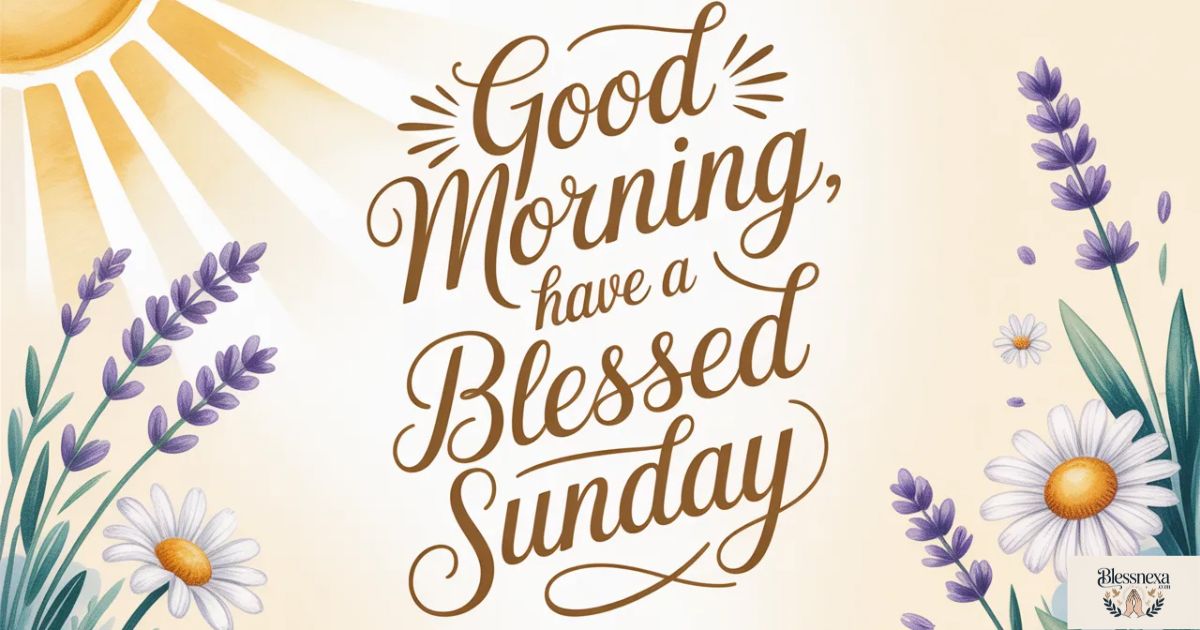 Short Good Morning Blessings Sunday Wishes