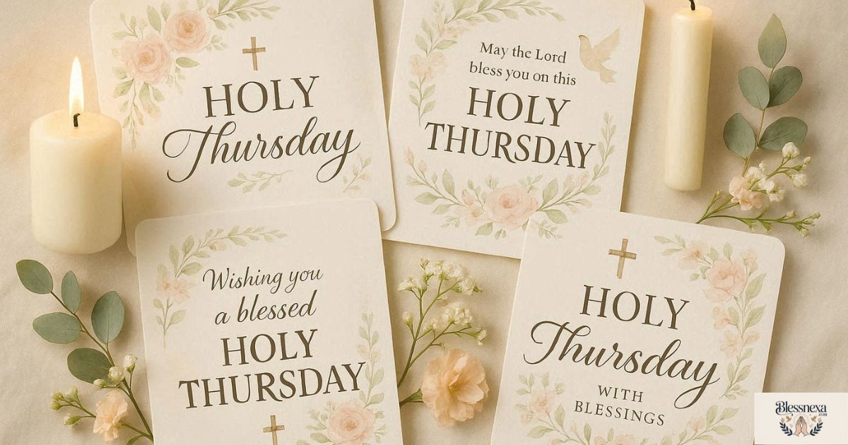 Short Holy Thursday Greetings and Messages