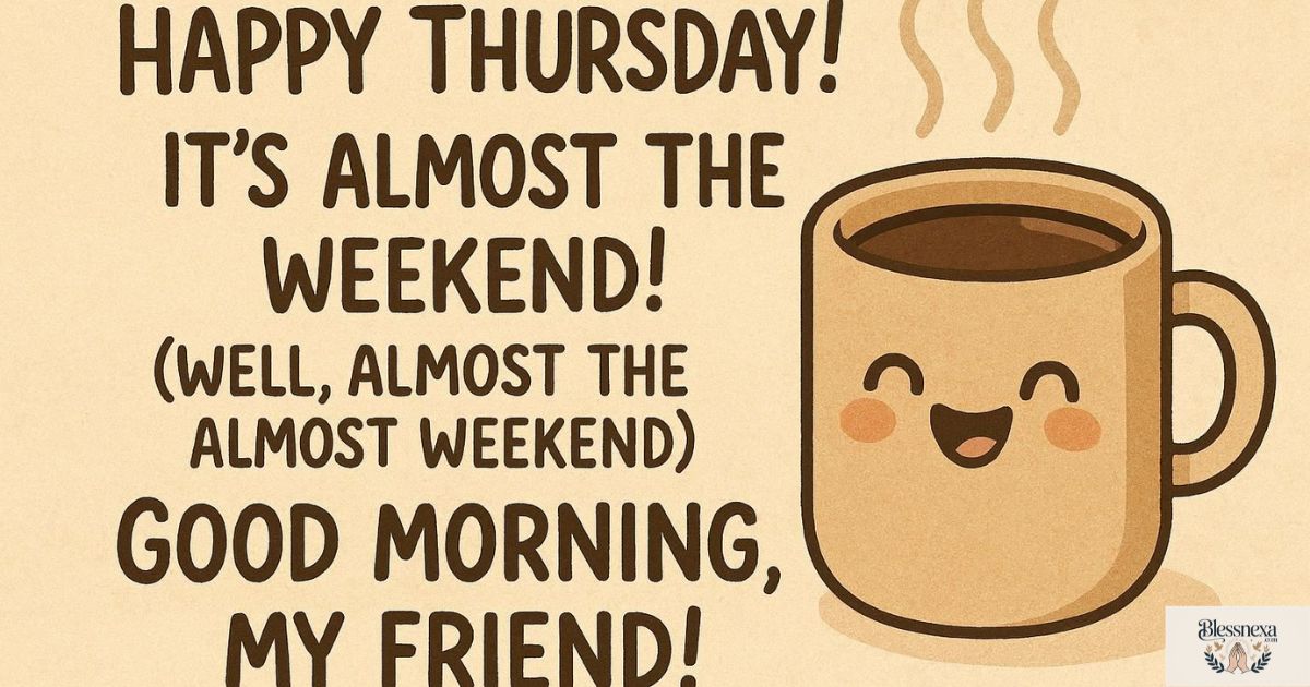 Thursday Morning Messages for Friends and Family