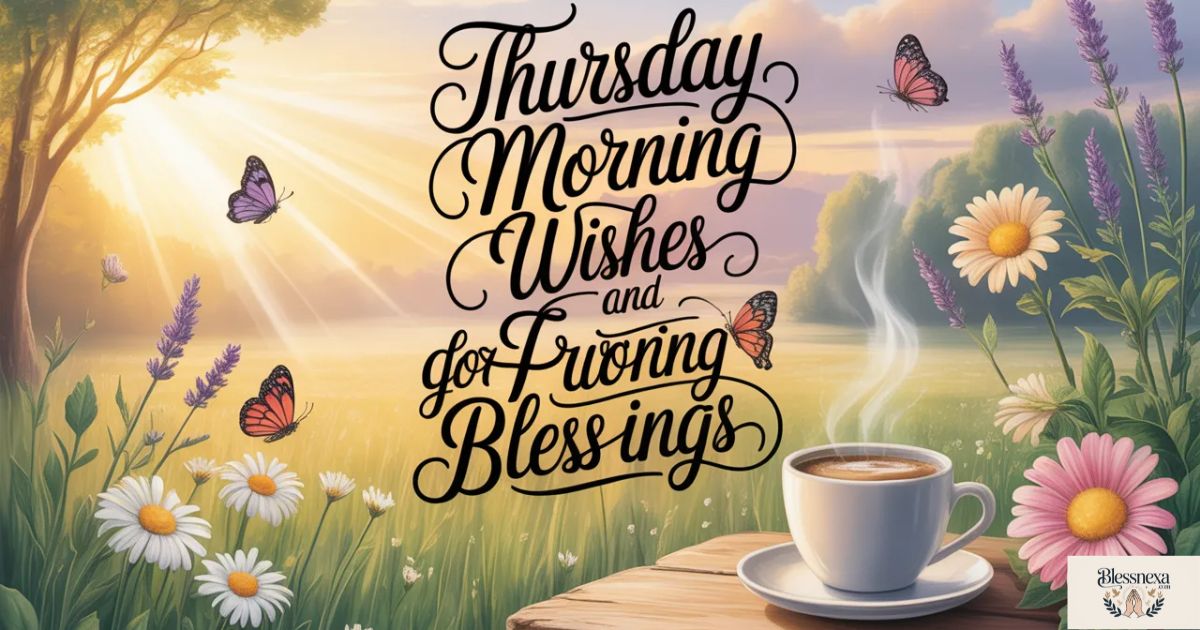 Thursday Morning Wishes for Friends and Good Morning Blessings