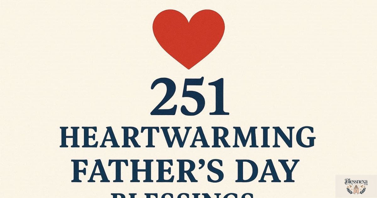 251 Heartwarming Father's Day Blessings, Prayers & Messages