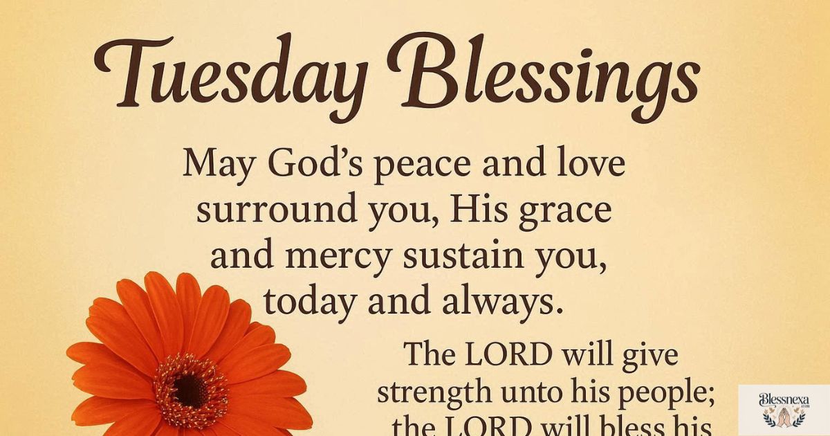 👉 350+ Inspiring Tuesday Blessings and Prayers, Quotes, Wishes & Bible Verse