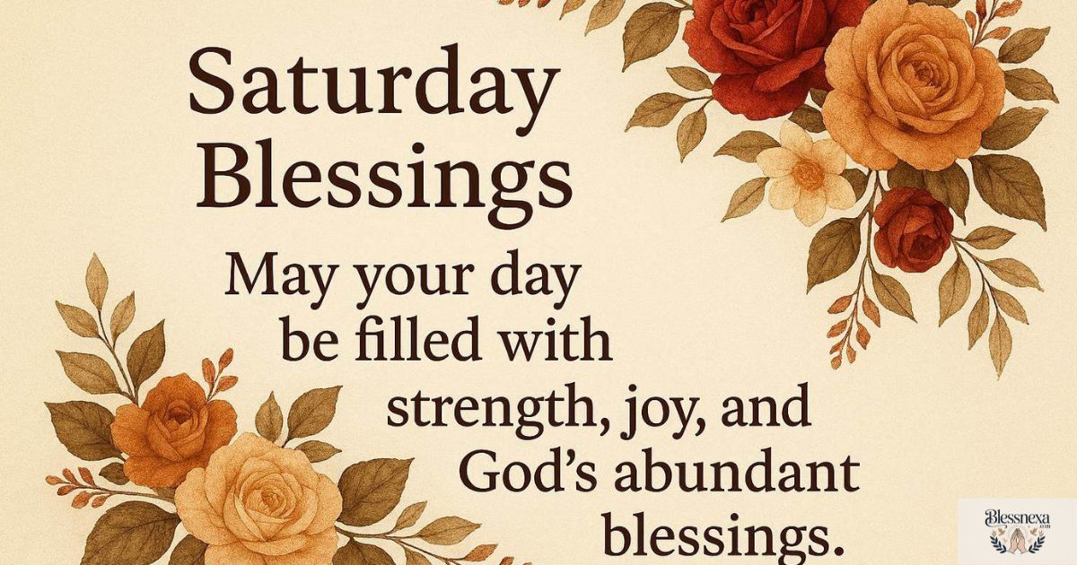 50 More Powerful Inspiration Saturday Blessings