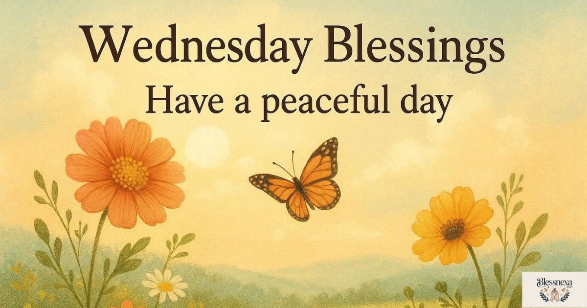 Beautiful Wednesday Blessings for a Peaceful Day
