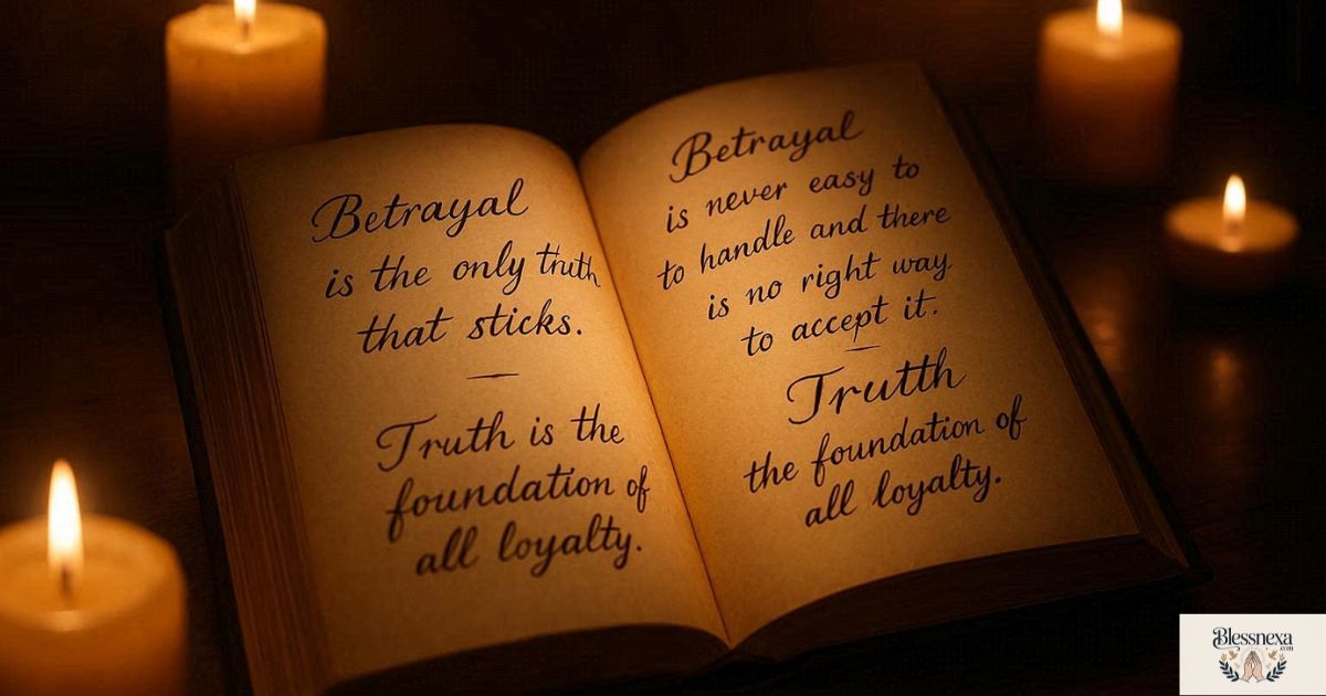 Betrayal Quotes That Reveal the Truth