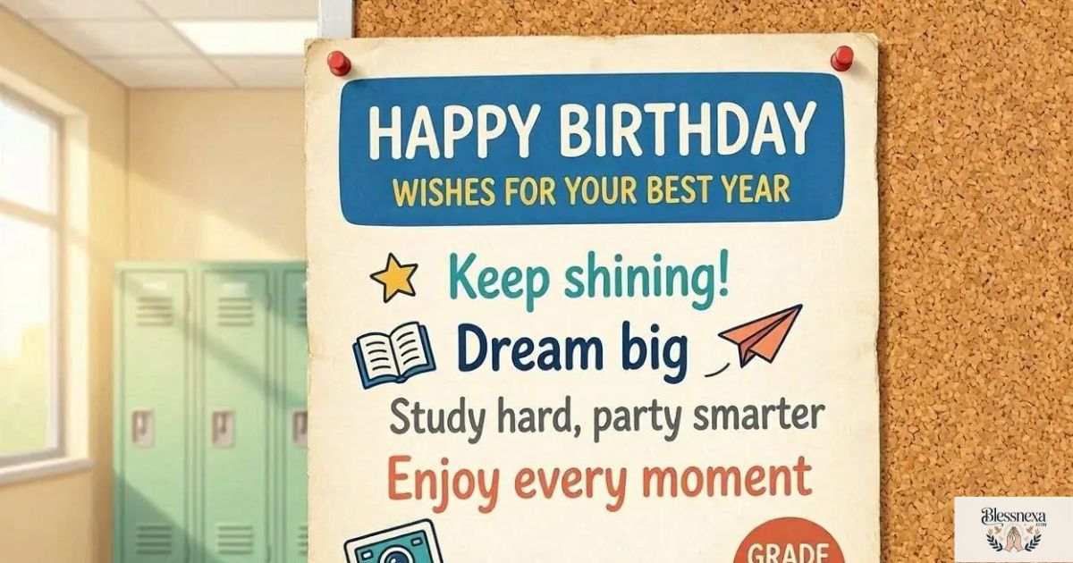 Birthday Wishes for High School Students