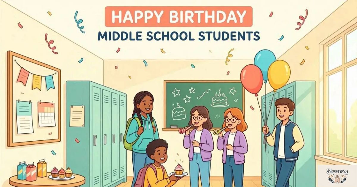 Birthday Wishes for Middle School Students