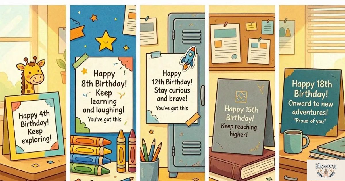 Birthday Wishes for Students by Age and Learning Stage