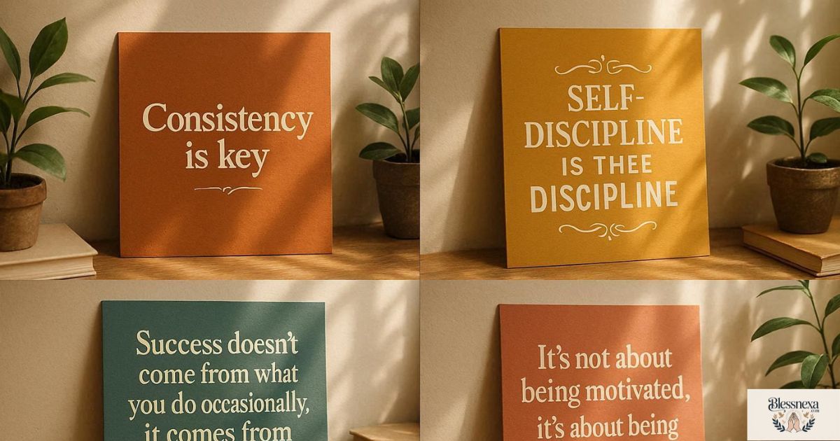 Consistency and Self-Discipline Quotes