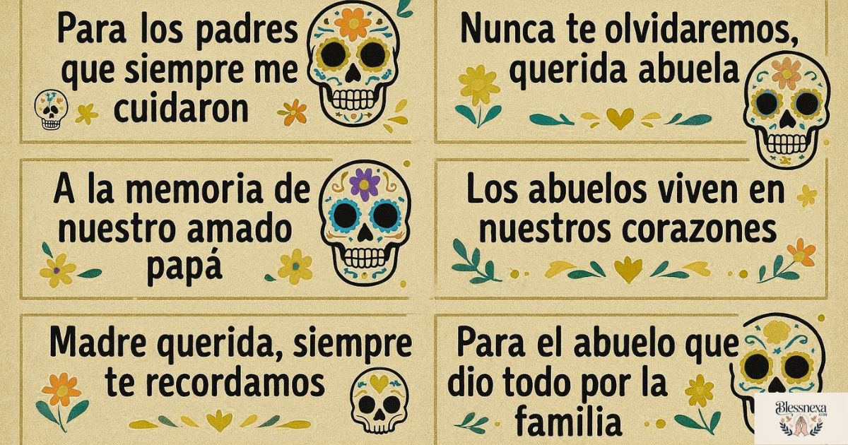 Day of the Dead Sayings for Parents and Grandparents