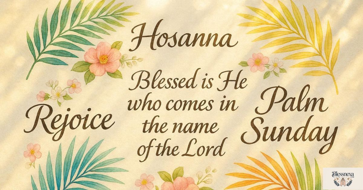 Encouraging Palm Sunday Messages