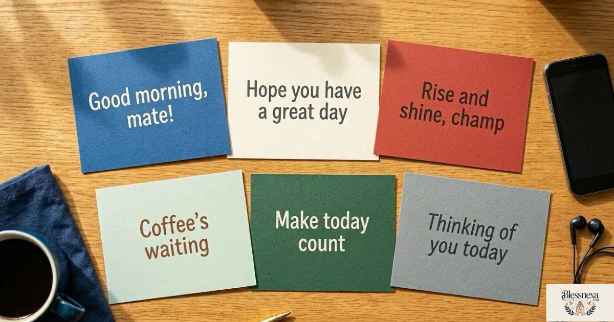 Good Morning Messages for a Male Friend