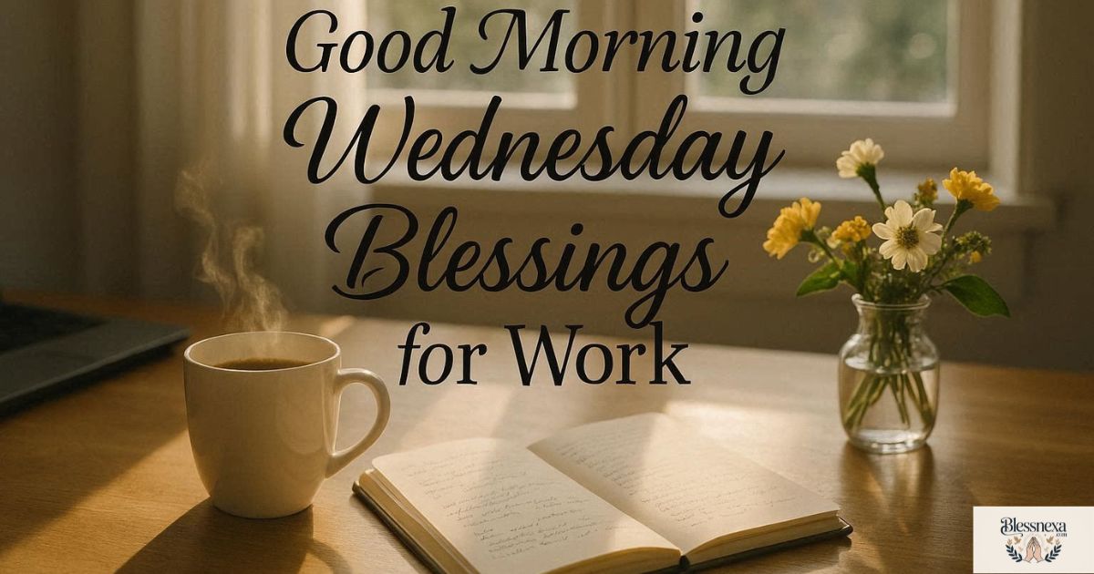 Good Morning Wednesday Blessings for Work