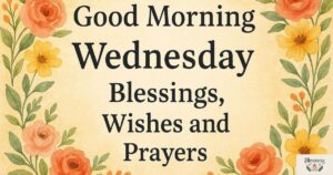 Good Morning Wednesday Blessings, Wishes and Prayers