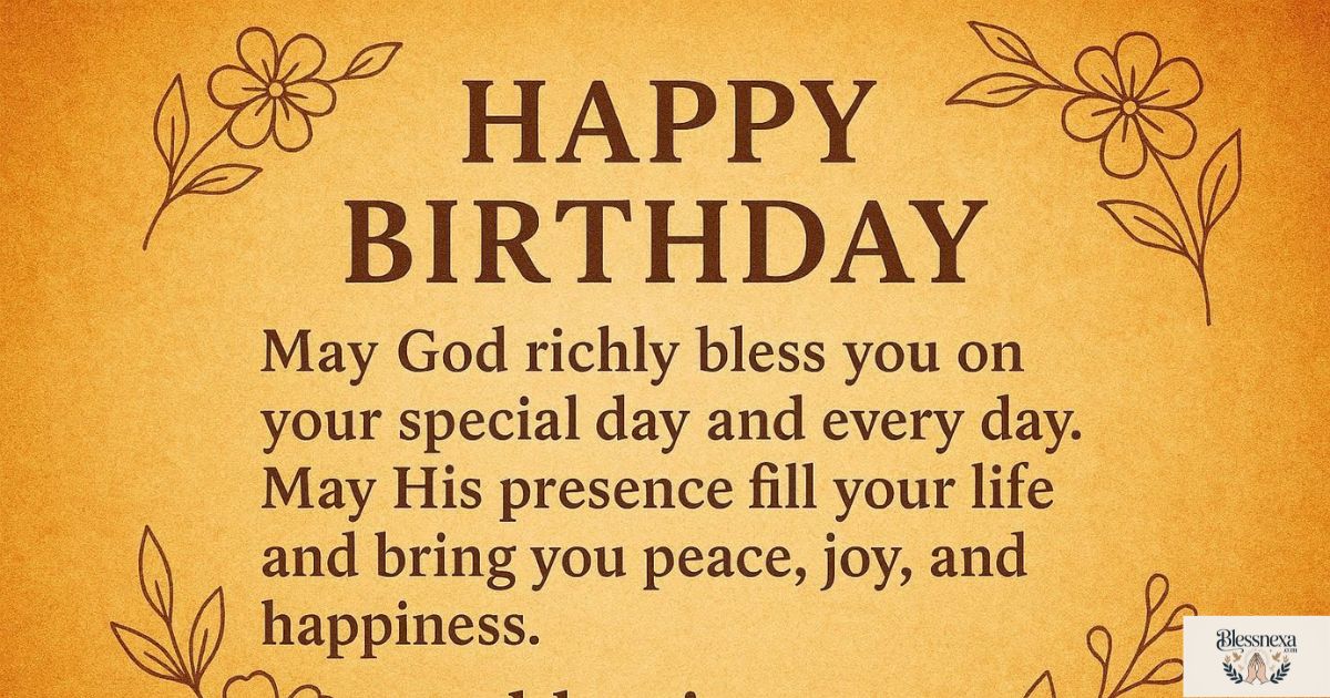  Inspirational Happy Birthday Prayers and Blessings
