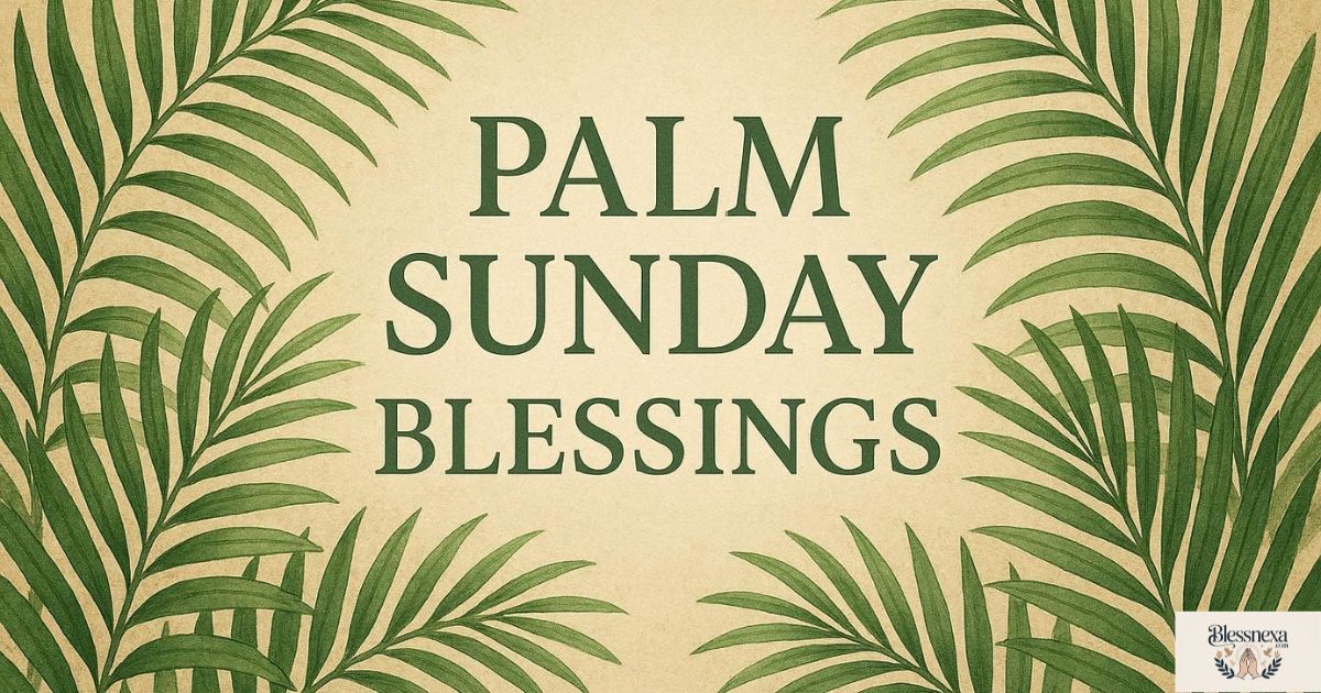  Palm Sunday Blessings Images for Social Media Sharing