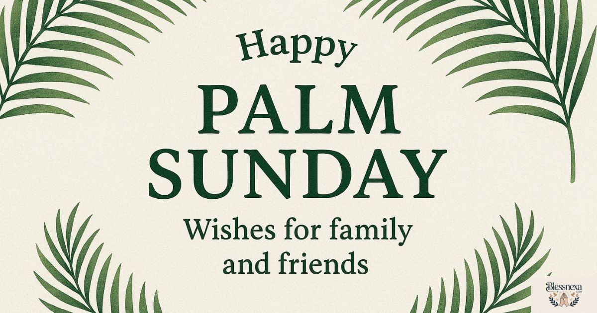 Palm Sunday Wishes for Family and Friends