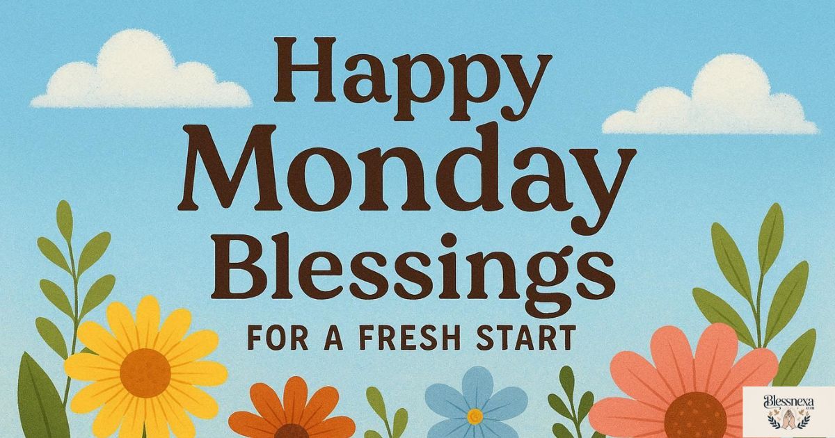  Positive Happy Monday Blessings for a Fresh Start