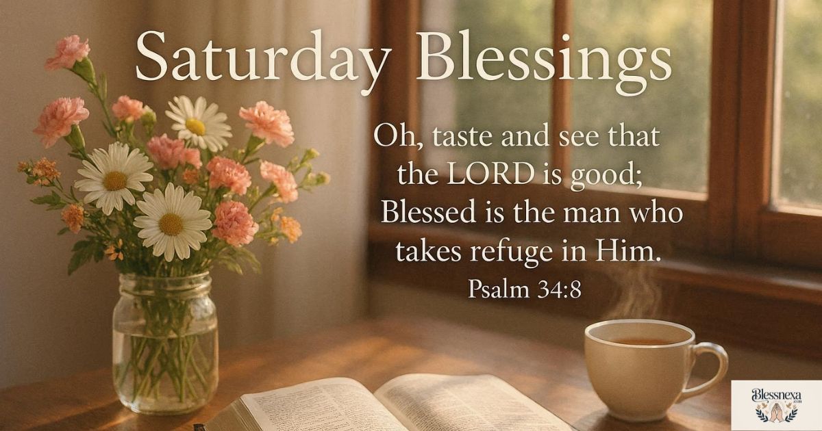 Saturday Blessings Bible Verses