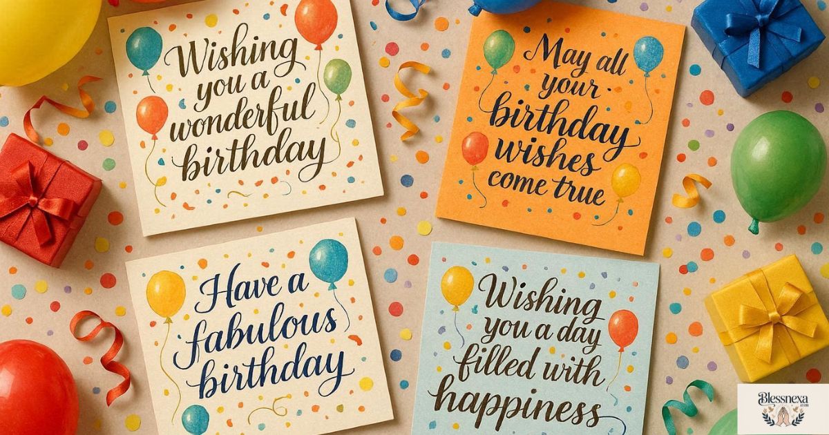 Short and Meaningful Birthday Blessings