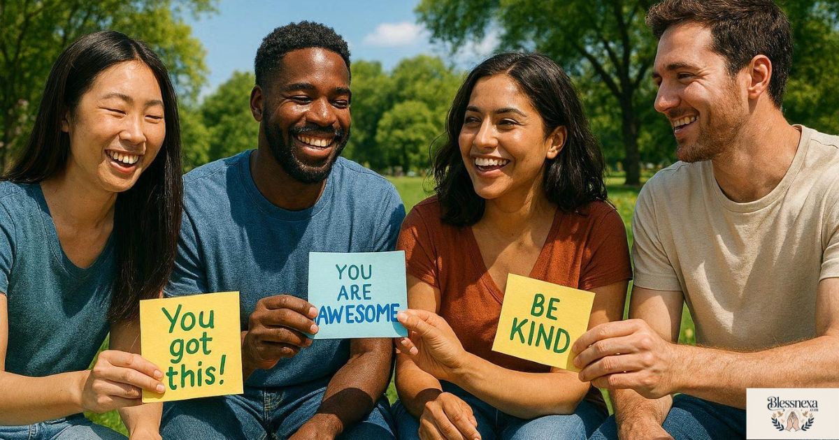 The Beauty of Sharing Positive Words