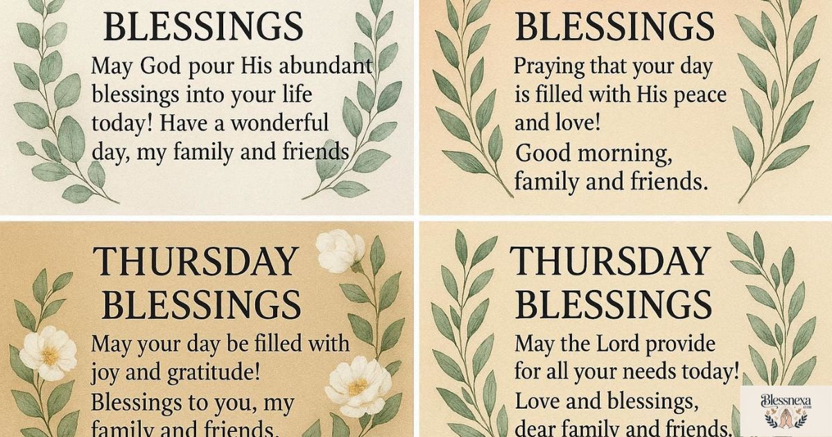 • Thursday Blessings for Family and Friends (Extra Collection)