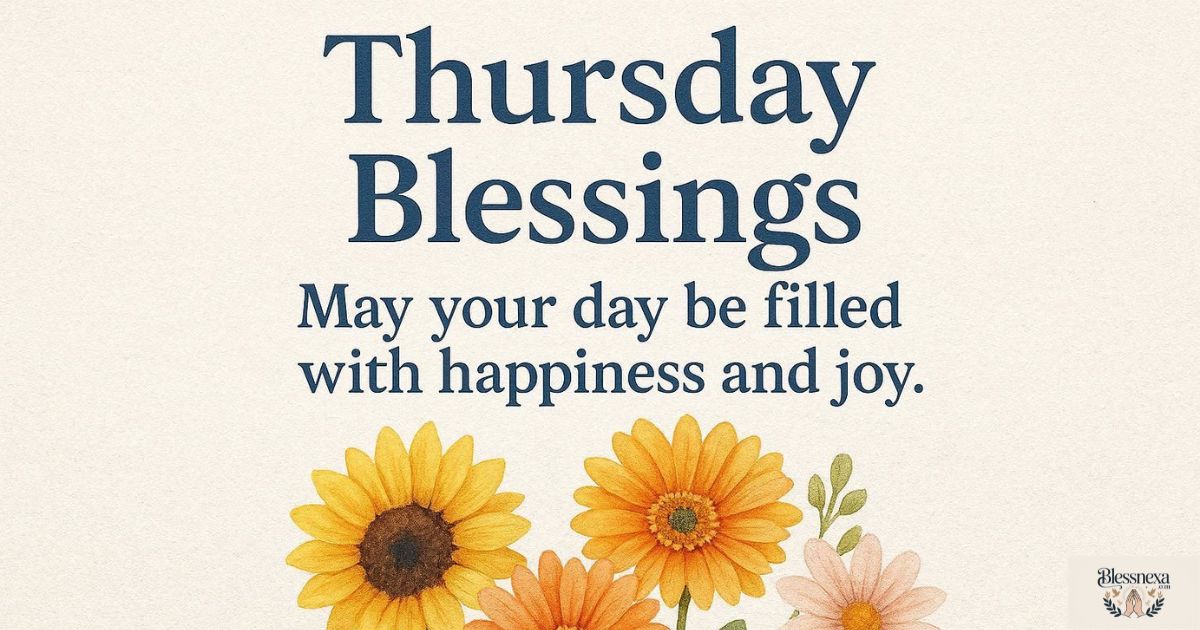• Thursday Blessings for Happiness and Joy