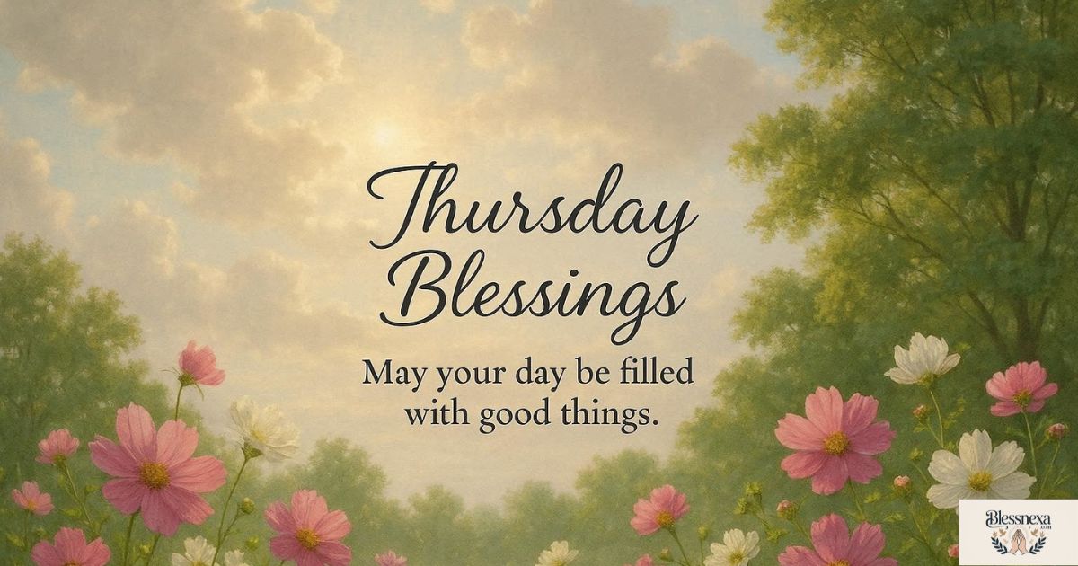 Thursday Blessings Images and Quotes