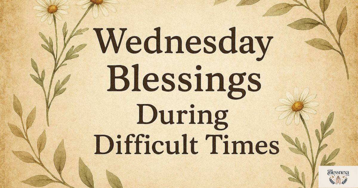  Wednesday Blessings During Difficult Times