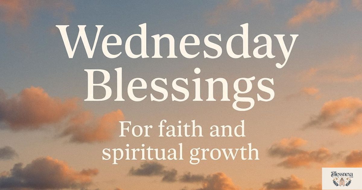  Wednesday Blessings for Faith and Spiritual Growth