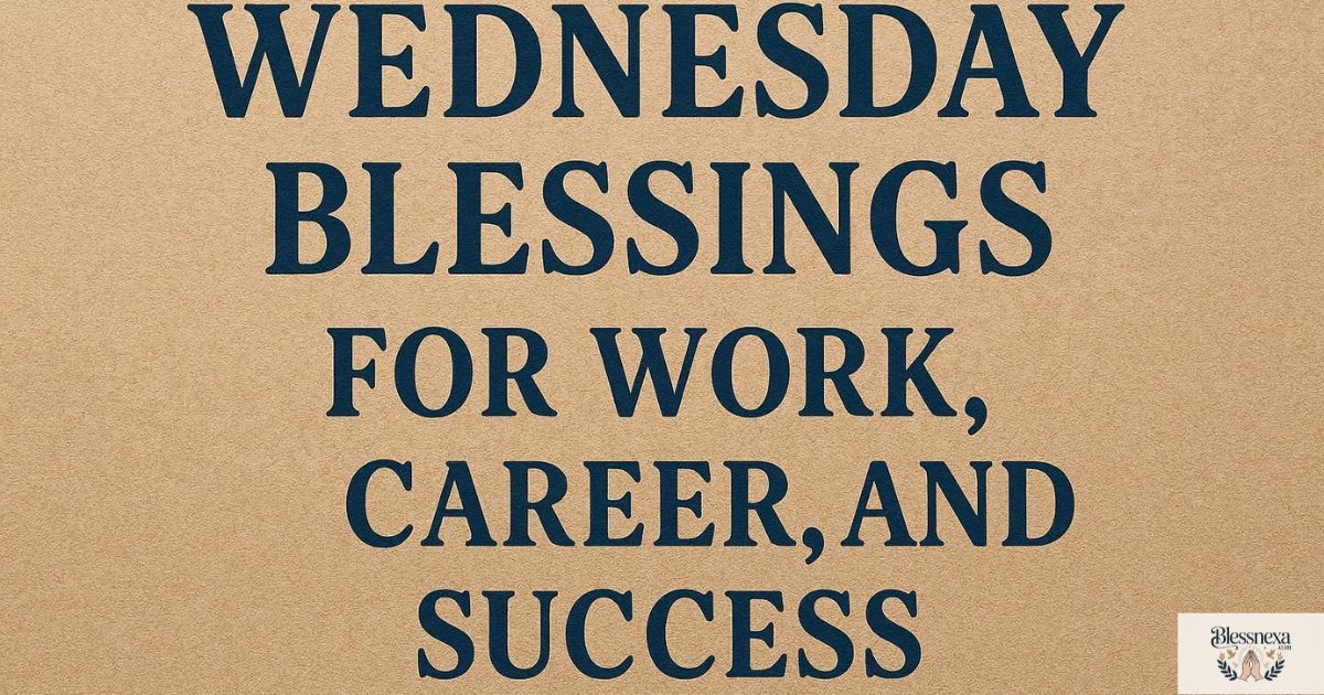 Wednesday Blessings for Work, Career, and Success