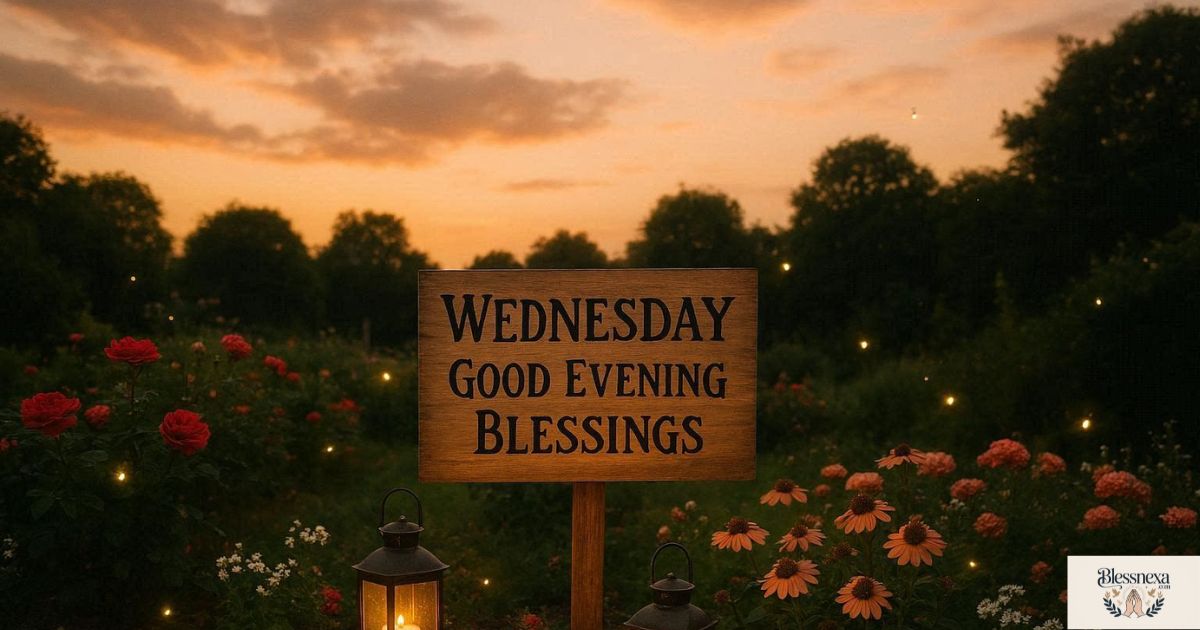 Wednesday Good Evening Blessings