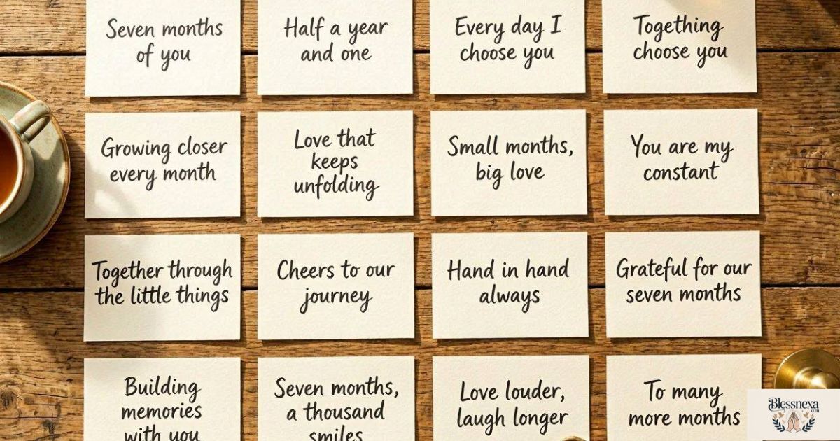 15 Heartfelt 7 Month Anniversary Blessing Messages