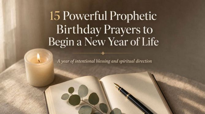 15 Powerful Prophetic Birthday Prayers to Begin a New Year of Life