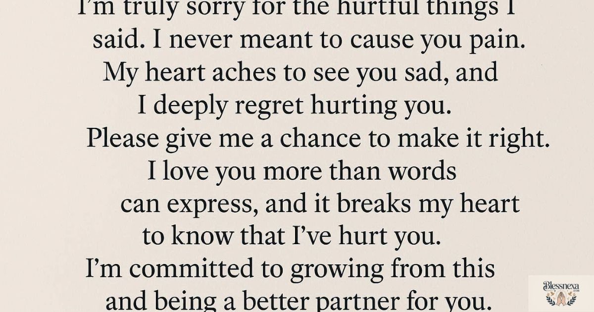 150 Heartfelt Apology Message to My Love Sorry Messages to Heal Your Relationship