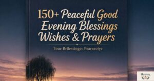150+ Peaceful Good Evening Blessings Wishes & Prayers