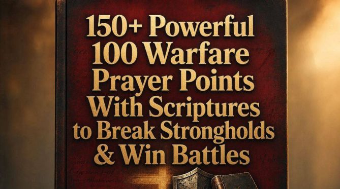 150+ Powerful 100 Warfare Prayer Points With Scriptures to Break Strongholds & Win Battles