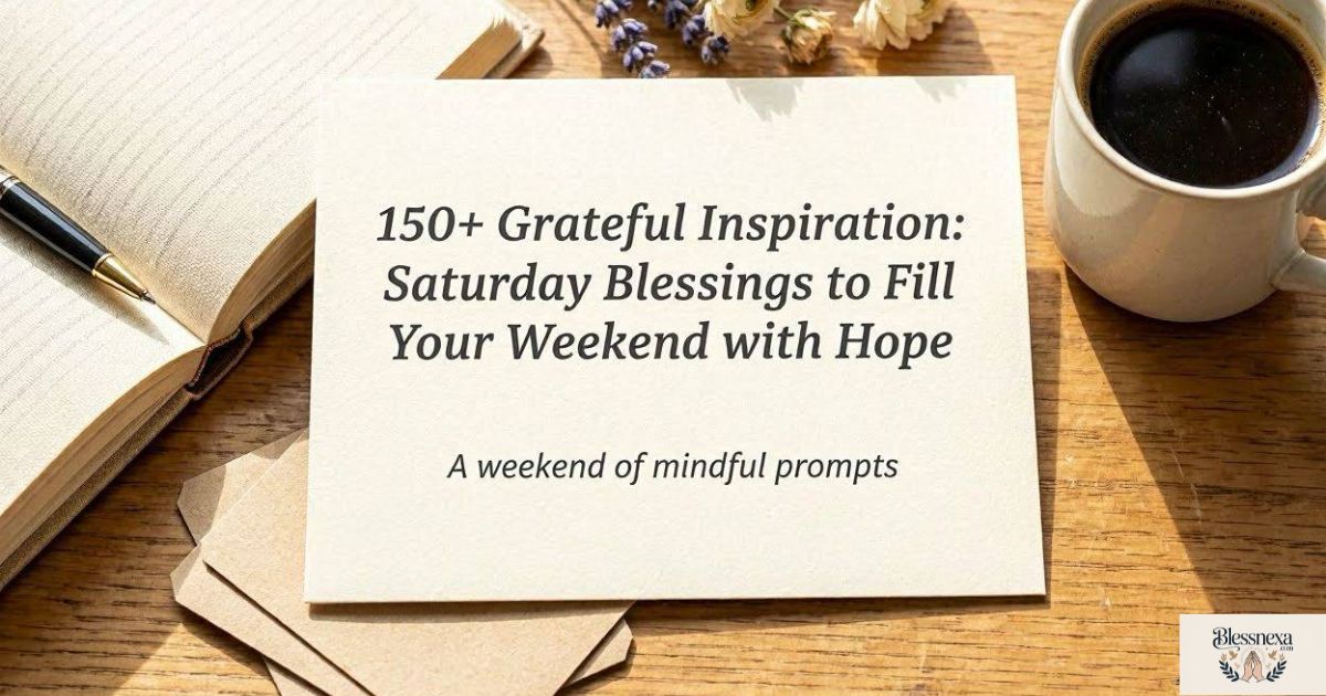 150+Greateful Inspiration Saturday Blessings to Fill Your Weekend with Hope