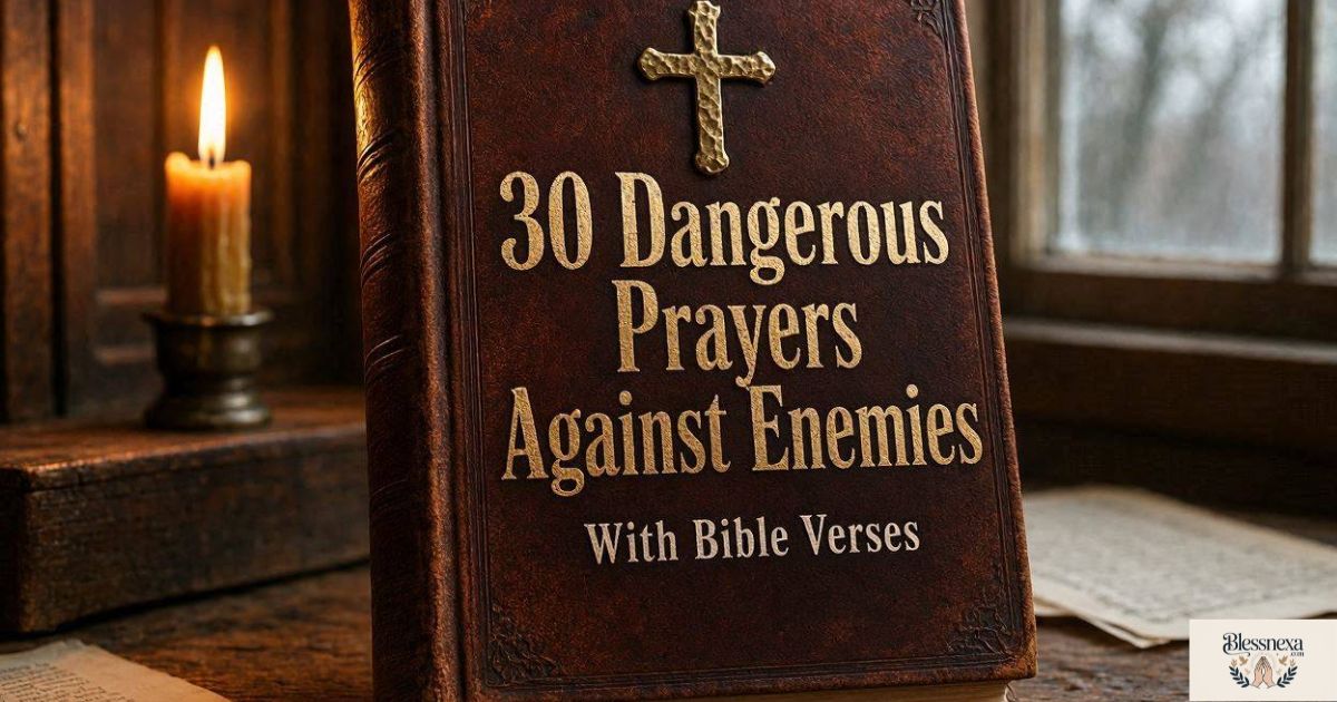 30 Dangerous Prayers Against Enemies With Bible Verses
