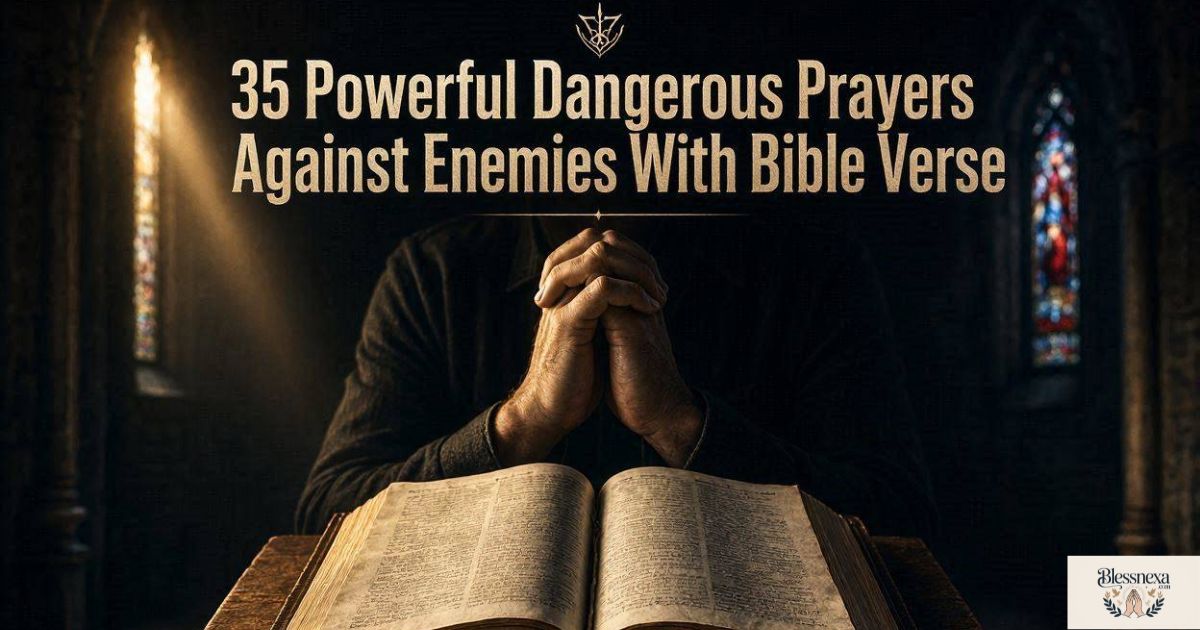 35 Powerful Dangerous Prayers Against Enemies With Bible Verse