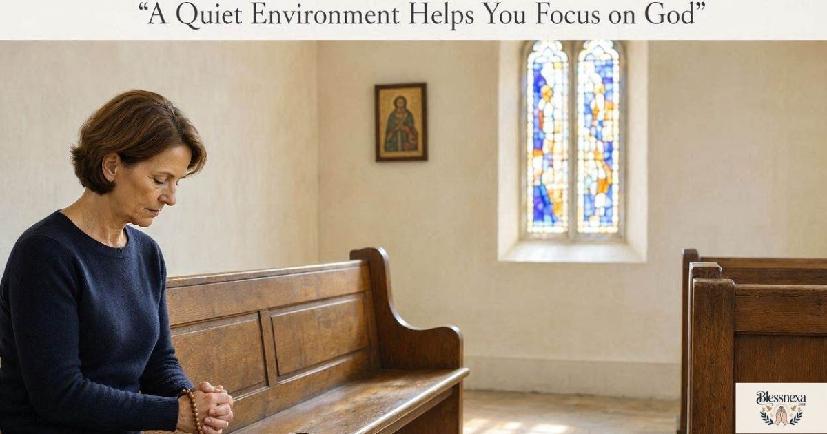 A Quiet Environment Helps You Focus on God