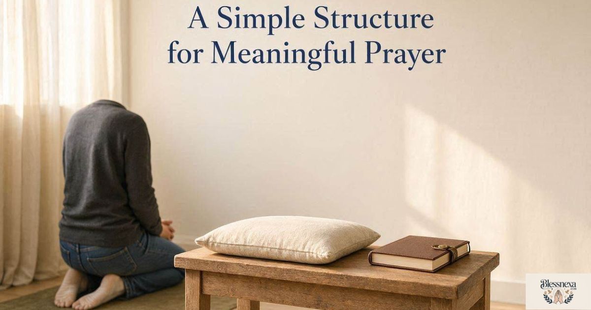 A Simple Structure for Meaningful Prayer