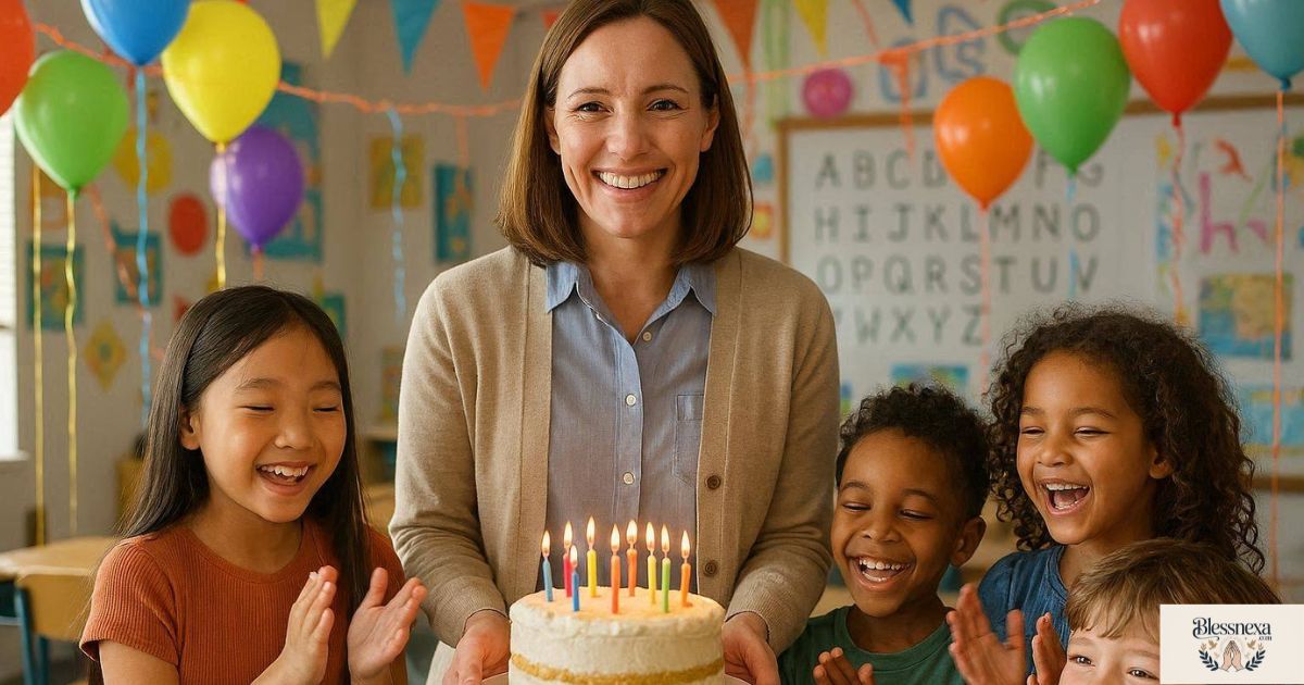 A Teacher's Birthday Blessing for Students